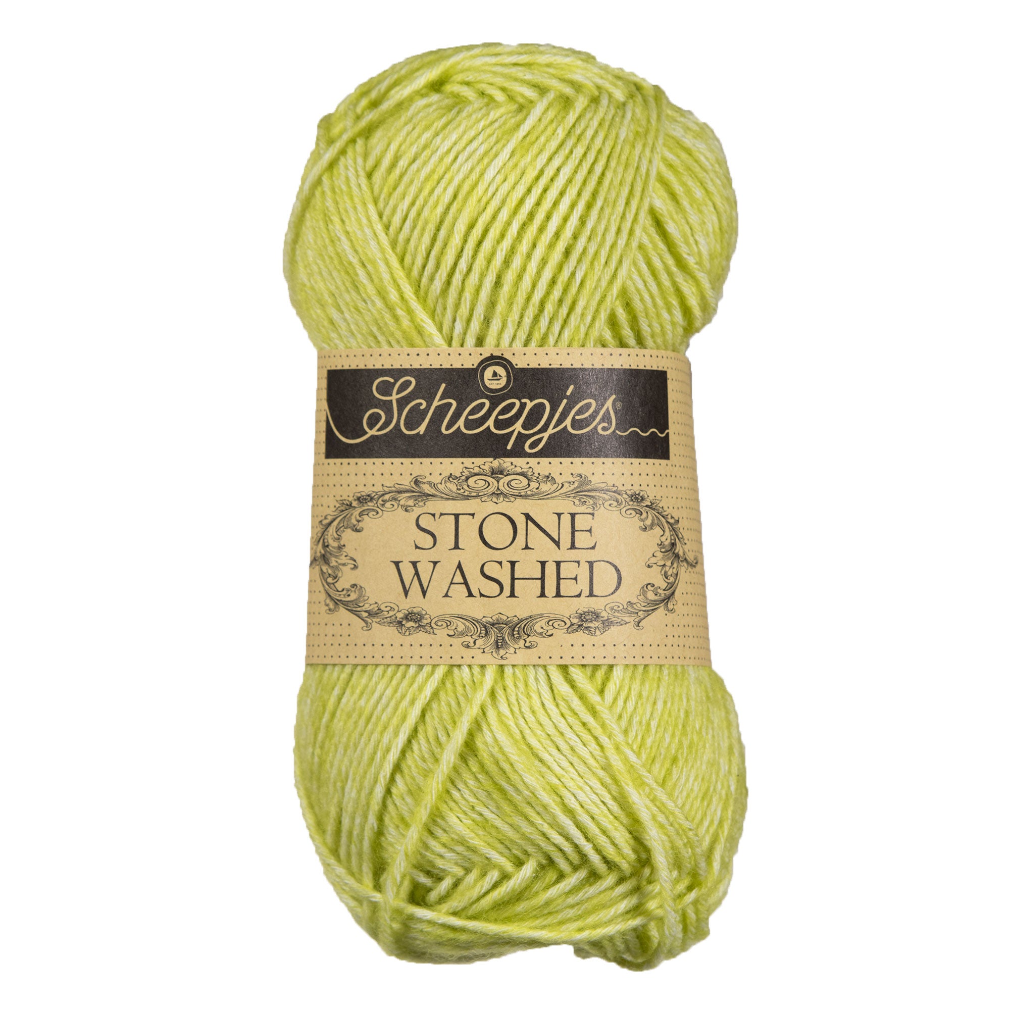 Scheepjes Stone Washed Yarn - 812 Lemon Quartz - Zoom Image