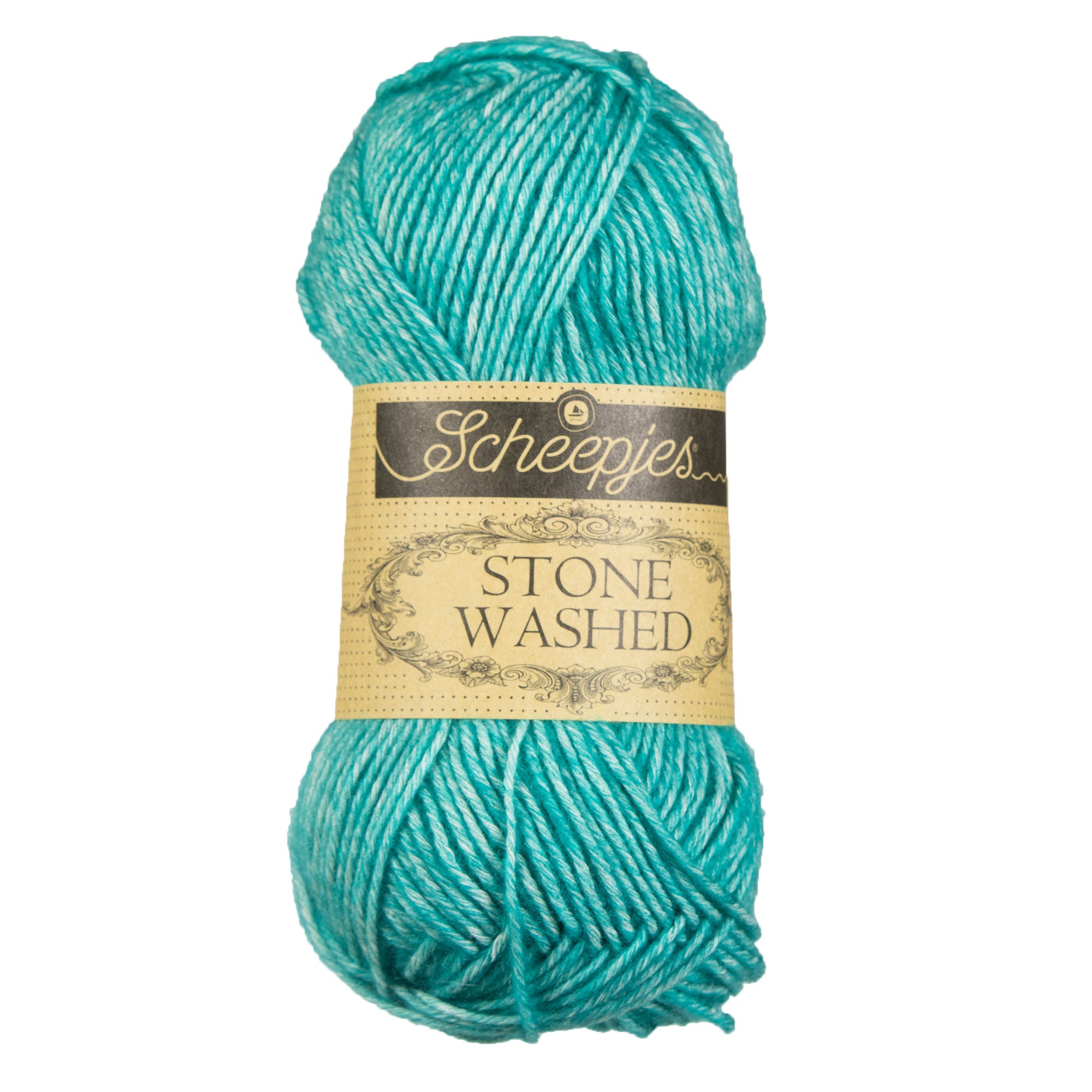 Scheepjes Stone Washed Yarn - 815 Green Agate - Zoom Image