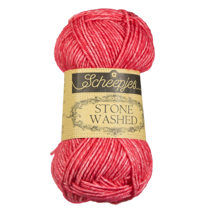 Scheepjes Stone Washed Yarn - 823 Carnelian - Zoom Image