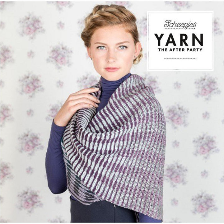 Scheepjes YARN The After Party Patterns - 18 - Crochet Between the Lines Shawl - Extra Image