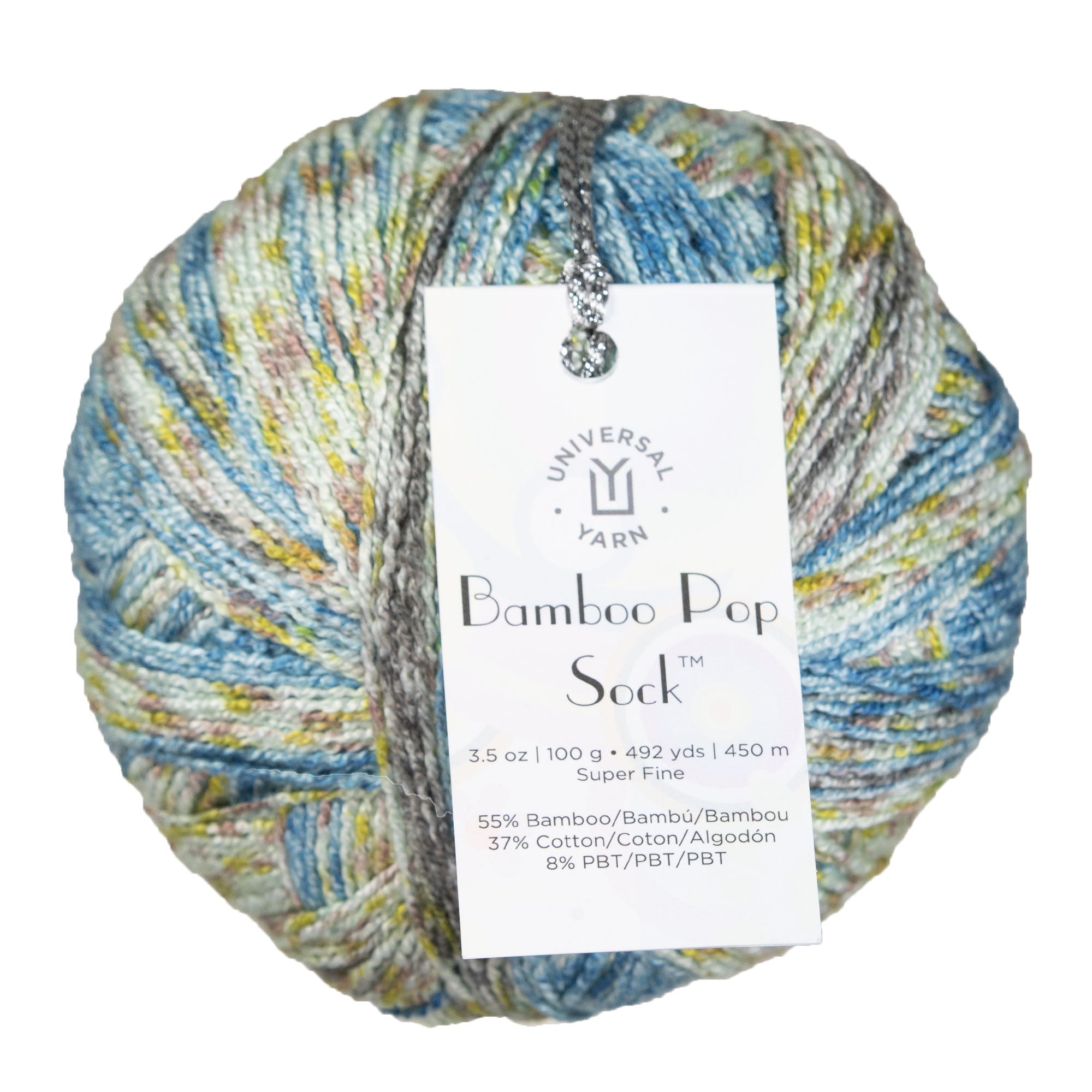 Universal Yarn Bamboo Pop Socks Yarn - 405 Egg Tempera - Zoom Image
