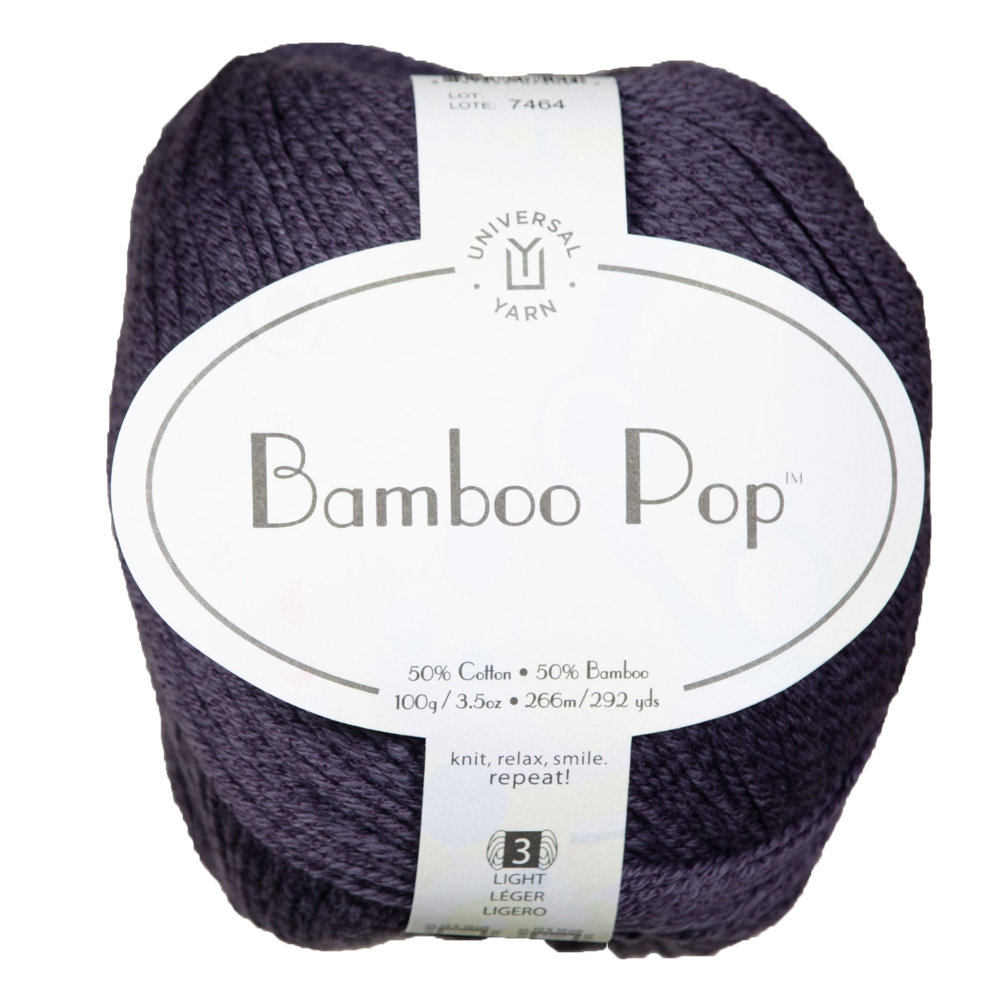 Universal Yarn Bamboo Pop Yarn - 128 Nightshade - Zoom Image