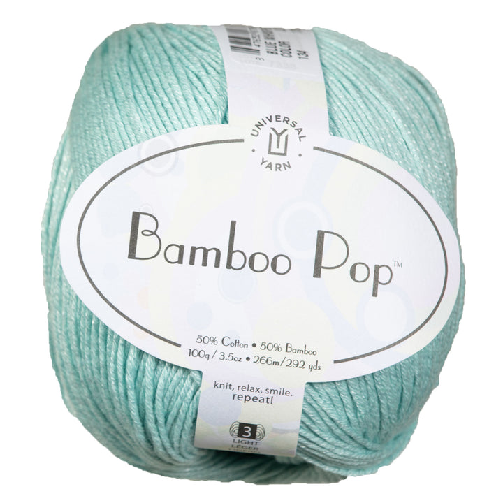 Universal Yarn Bamboo Pop Yarn - 134 Blue Whisper - Zoom Image