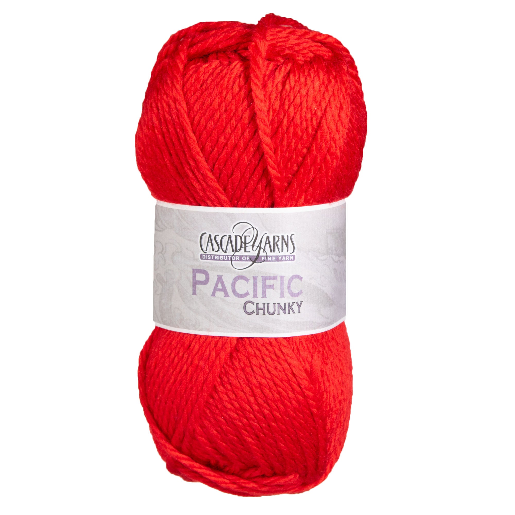 Cascade Yarns Pacific Chunky Yarn - 165 Fiery Red - Zoom Image