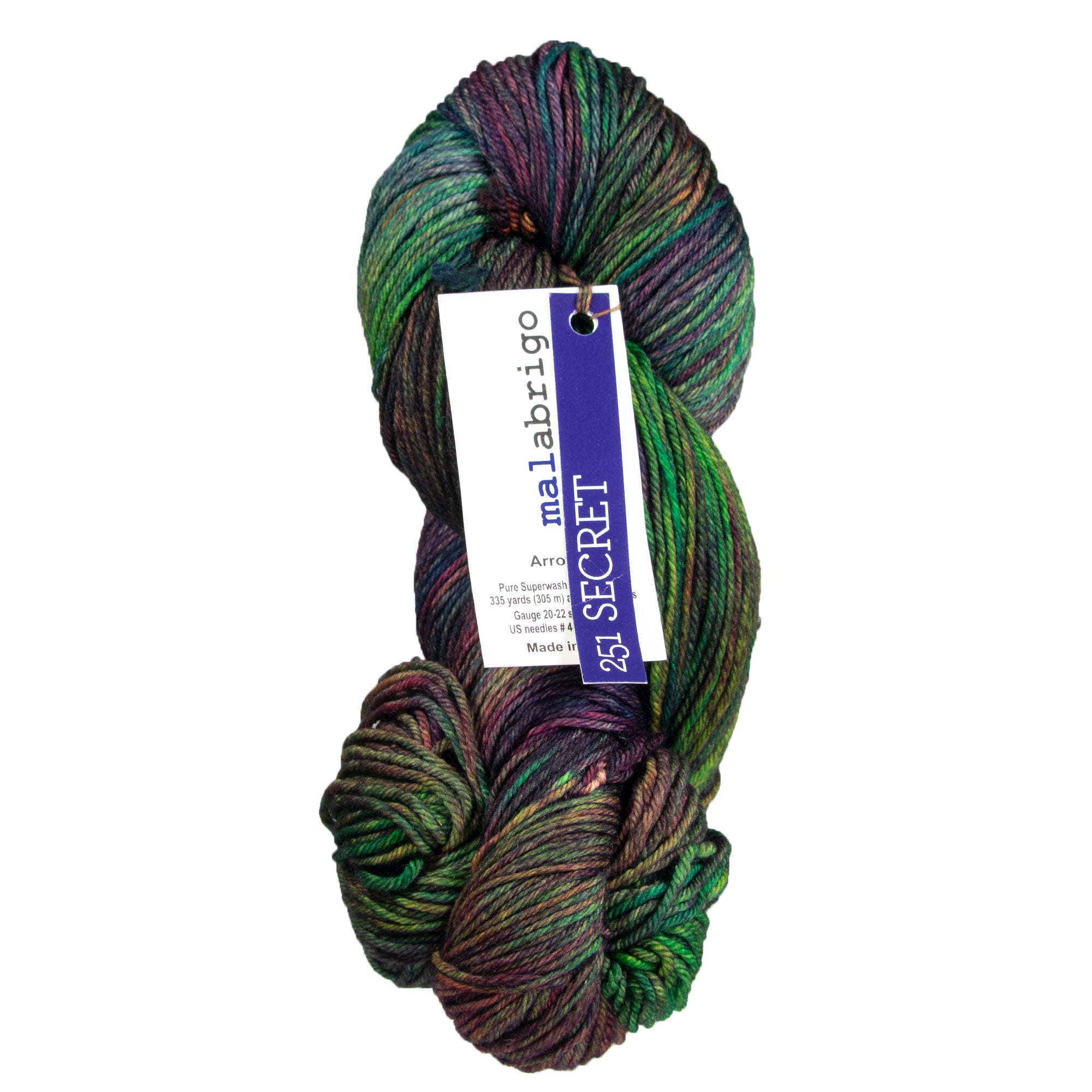 Malabrigo Arroyo Yarn - 251 Secret - Zoom Image