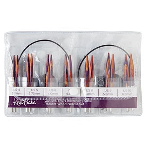 Knit Picks Radiant Short Interchangeable Needle Set - US 4-10