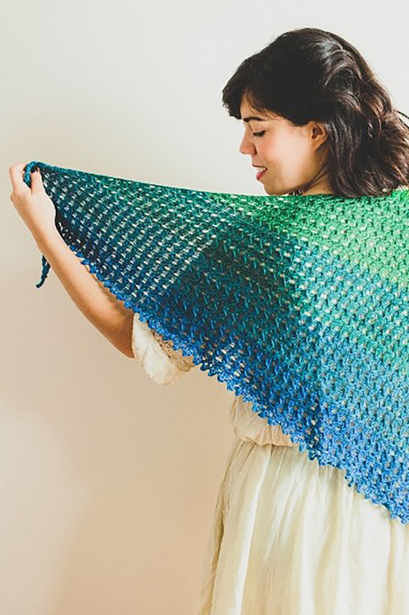 SweetGeorgia PDF Patterns - Soft Twilight Shawl - PDF Download - Extra Image
