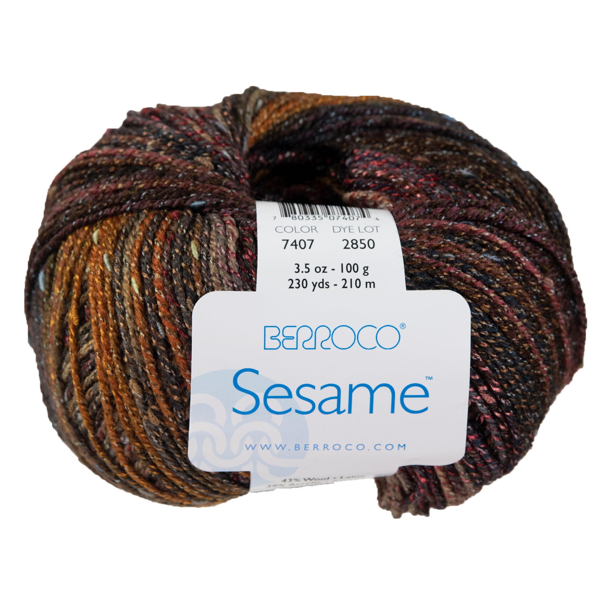 Berroco Sesame Yarn - 7407 Soba - Zoom Image