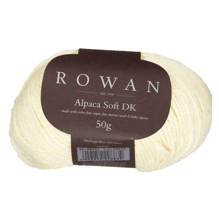 Rowan Alpaca Soft DK Yarn - 221 Off White - Zoom Image