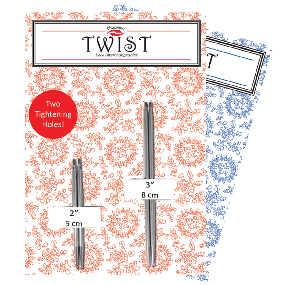 ChiaoGoo TWIST Interchangeable Short Tips Combo Pack Needles - US 8 (5.0mm) - Extra Image