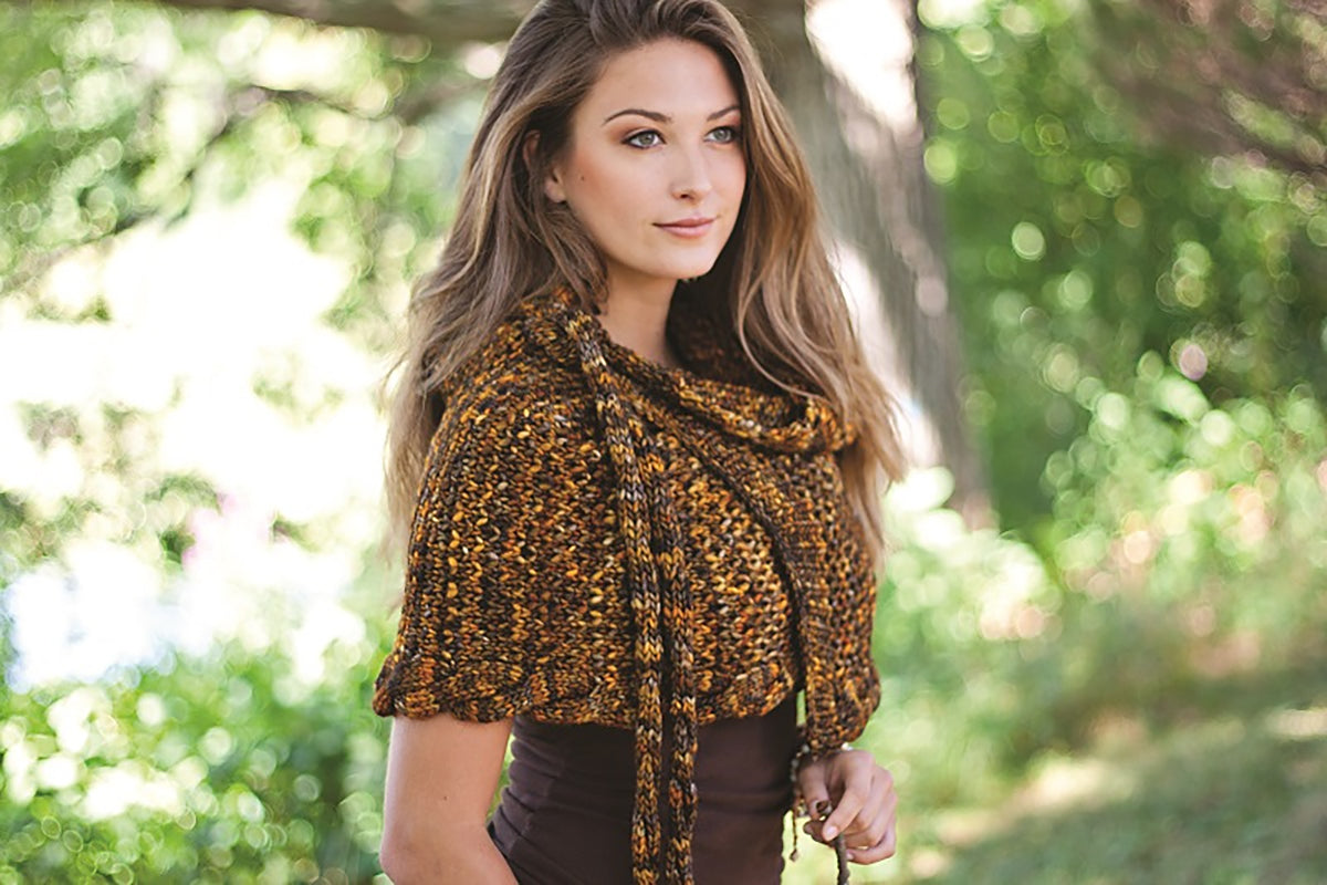 Malabrigo Book 12: Elements Patterns - Madera Wrap - PDF Download - Extra Image