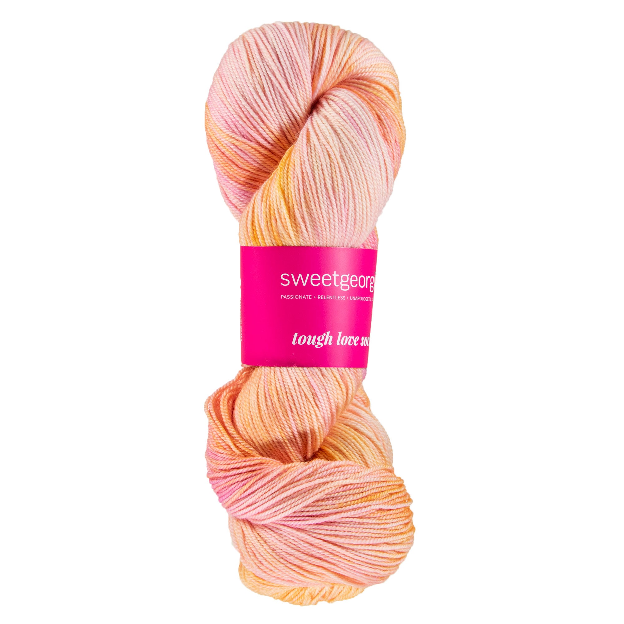 SweetGeorgia Tough Love Sock Yarn - Rose Gold - Zoom Image