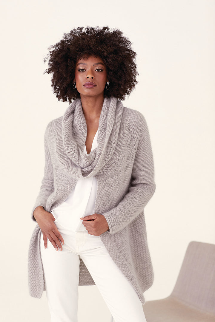 Rowan Mode Collection One: PDF Patterns - 007 Cowl Cardigan - PDF Download - Extra Image
