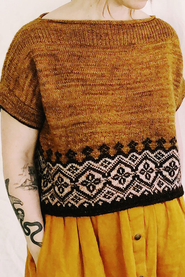 Boyland Knitworks Caitlin Hunter Patterns - Navelli - Extra Image