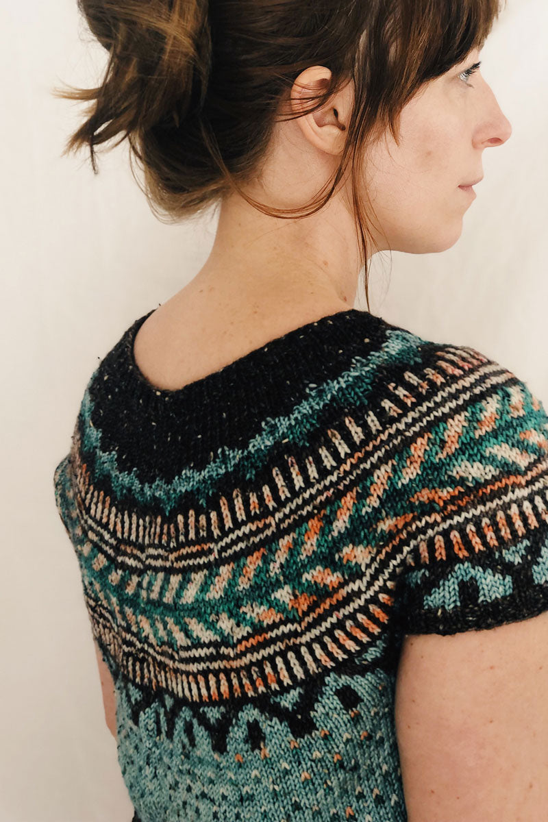 Boyland Knitworks Caitlin Hunter Patterns - Soldotna Crop - Extra Image