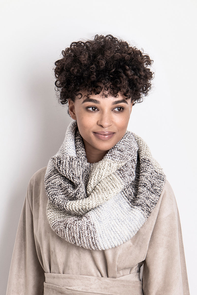 Blue Sky Fibers Traveler's Series Patterns - Crosslake Cowl - PDF Download - Extra Image