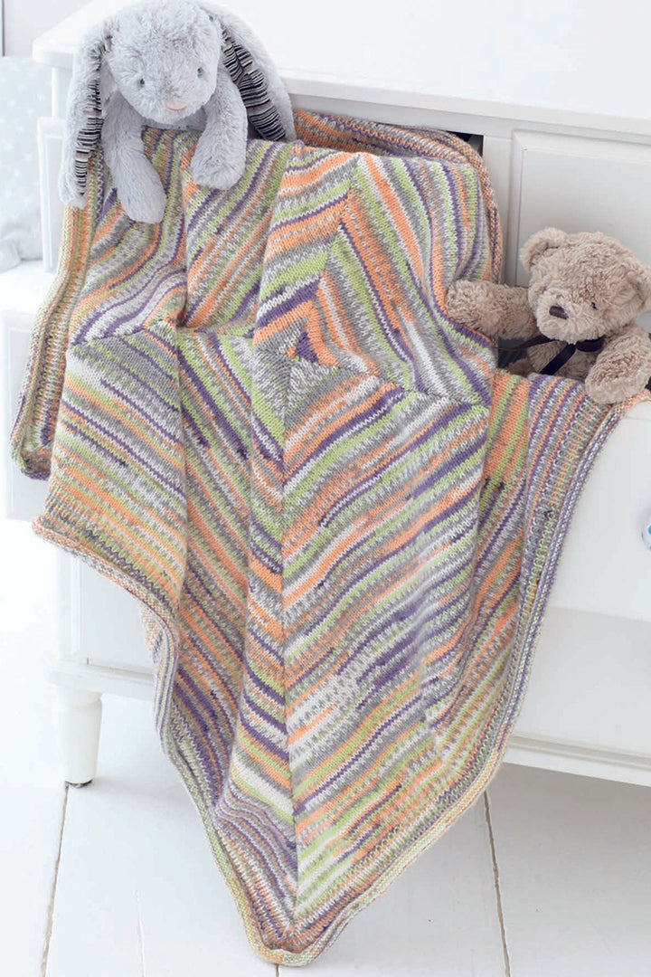 Sirdar Snuggly Baby Crofter DK Patterns - 4798 Blanket, Hat, Booties, & Mittens - PDF Download - Extra Image