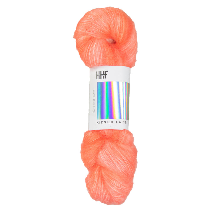 Hedgehog Fibres KidSilk Lace Yarn - Coral - Zoom Image