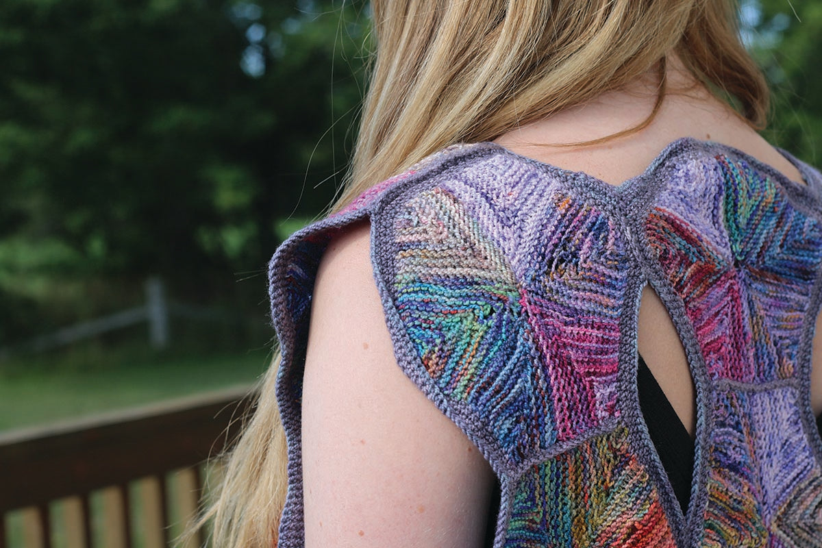 Koigu Pencil Box 2.0 Collection Patterns - Global Market Vest - PDF Download - Extra Image