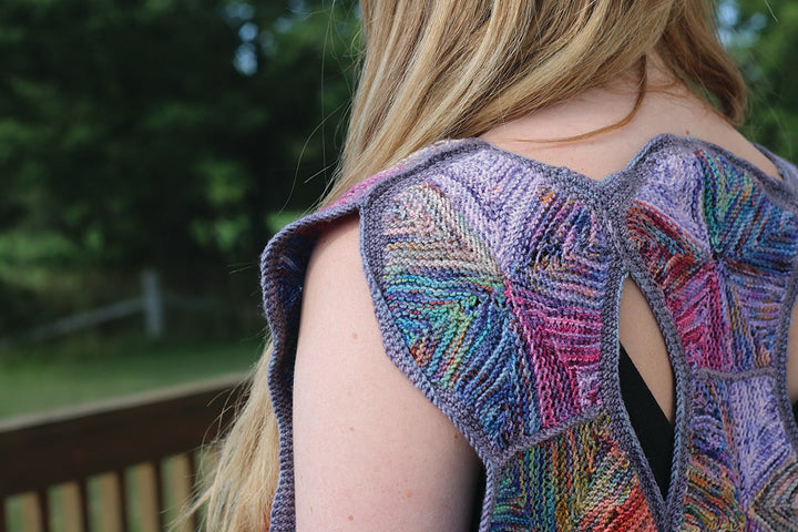 Koigu Pencil Box 2.0 Collection Patterns - Global Market Vest - PDF Download - Extra Image