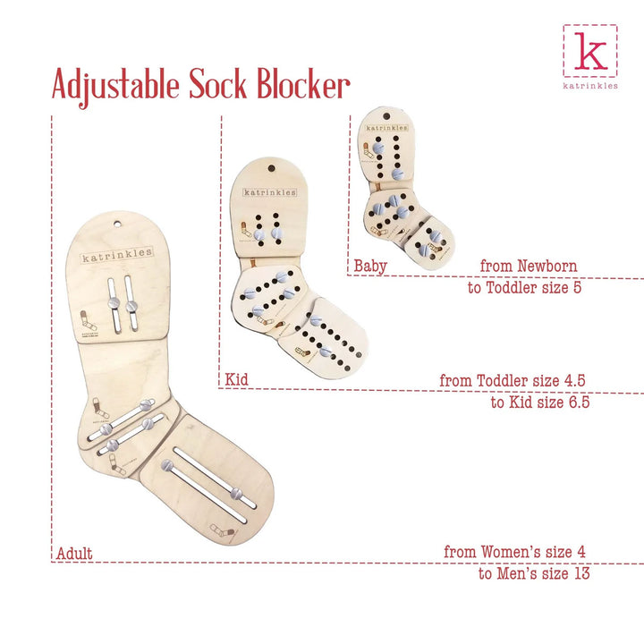 Katrinkles Tools - Adjustable Sock Blockers - Extra Image