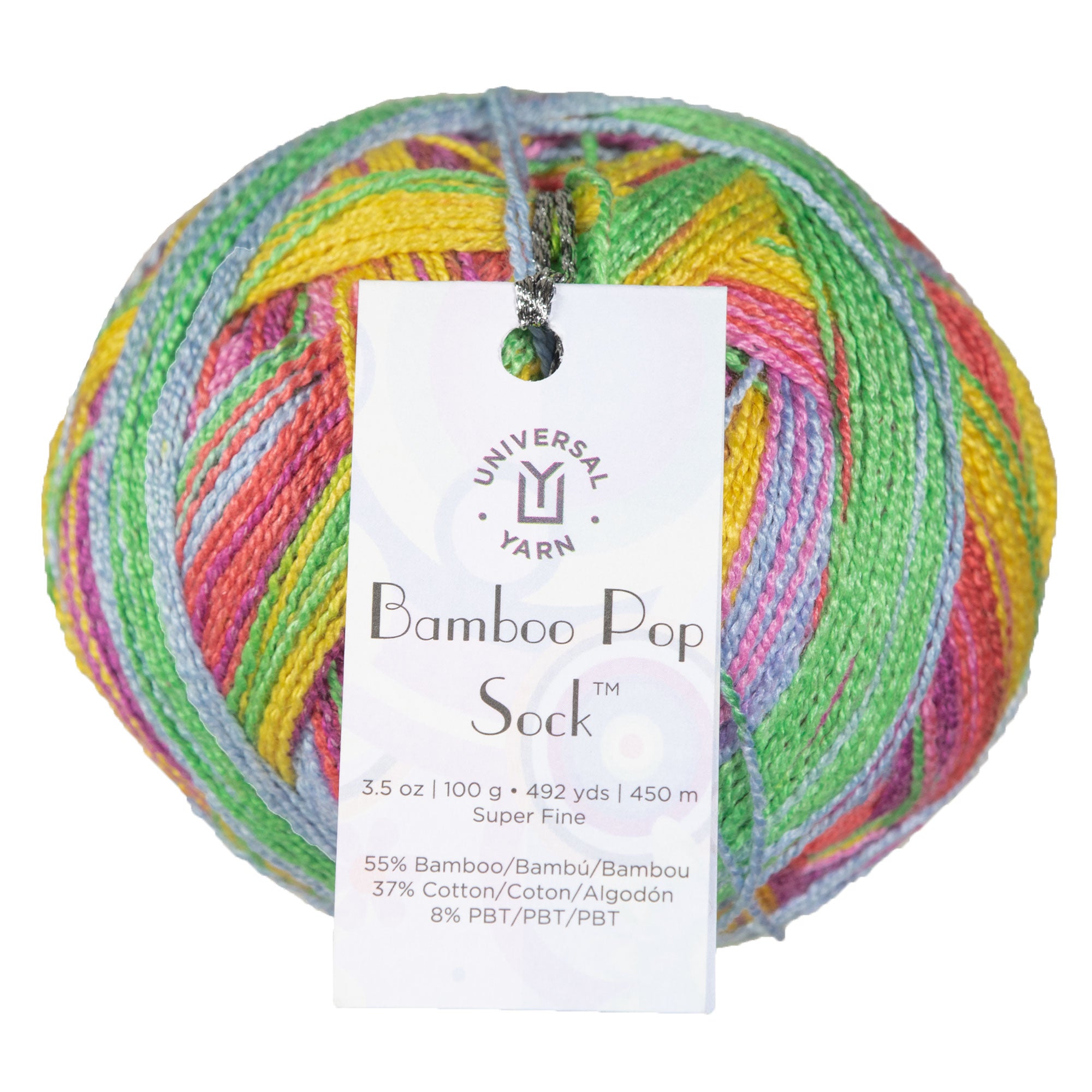 Universal Yarn Bamboo Pop Socks Yarn - 508 Sunset - Zoom Image