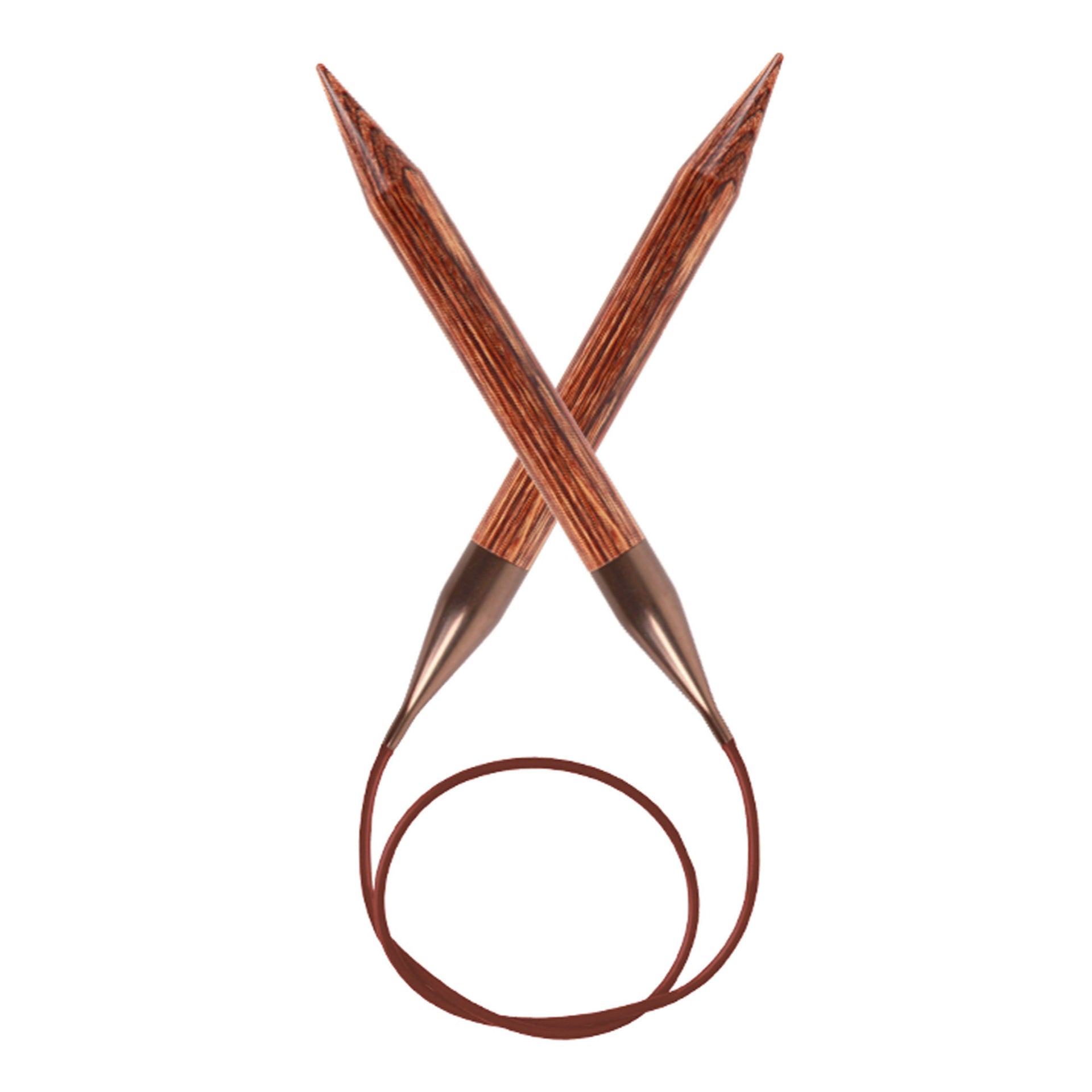 KnitPro Ginger Fixed Circular Needles - US 10.5 (6.5mm) 24" - Zoom Image