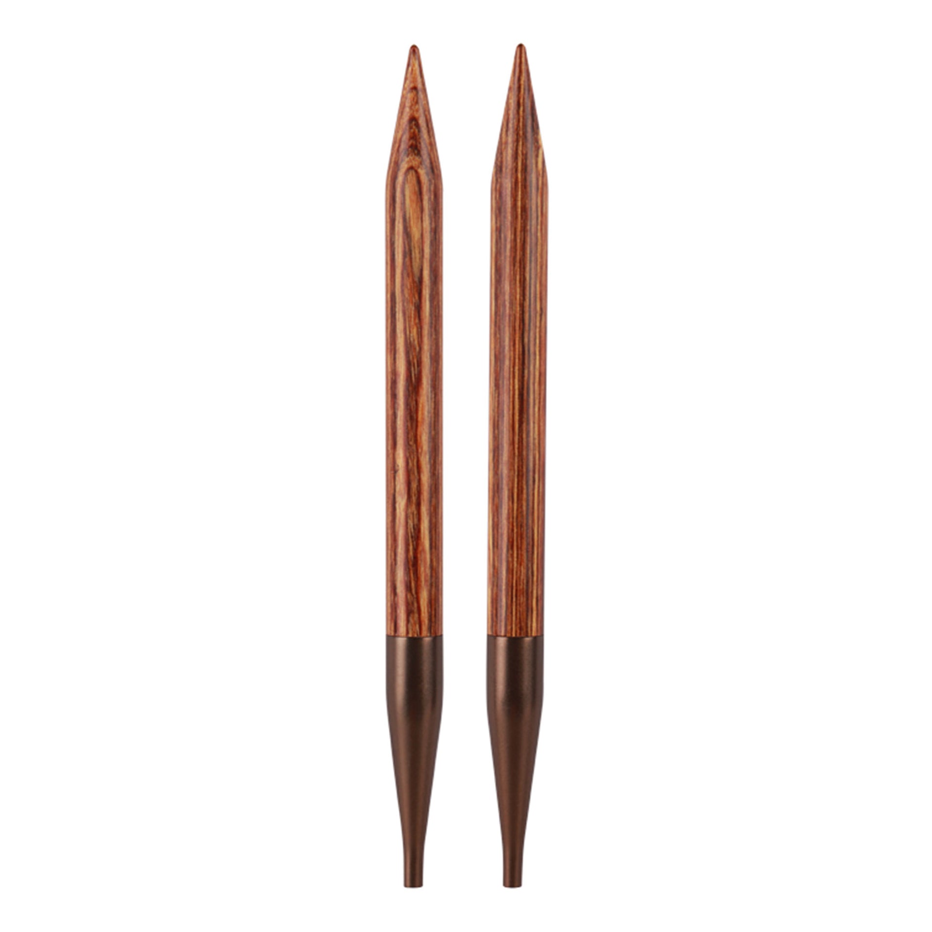 KnitPro Ginger Special Interchangeable Tips - US 3 (3.25mm) 4" (for 16" cables) - Zoom Image
