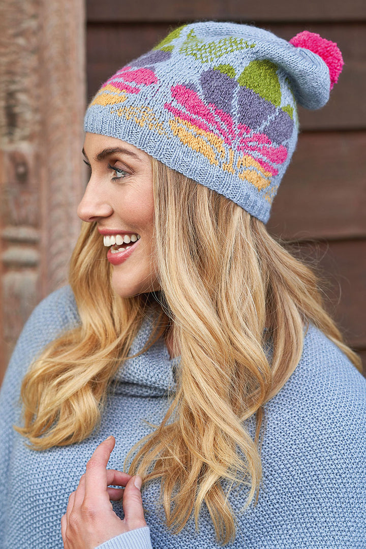 Rowan Island Blend Fine Patterns - Haida Hat - PDF Download - Extra Image