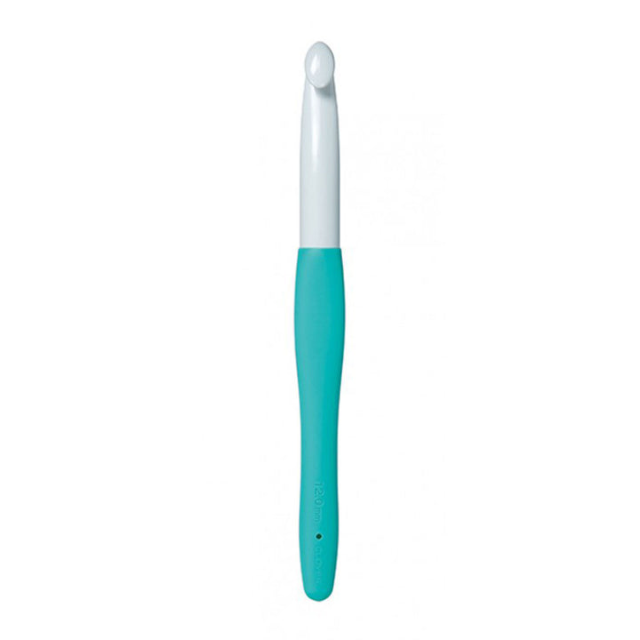 Clover Amour Crochet Hooks- Aluminum Needles - Size 12mm Turquoise - Zoom Image