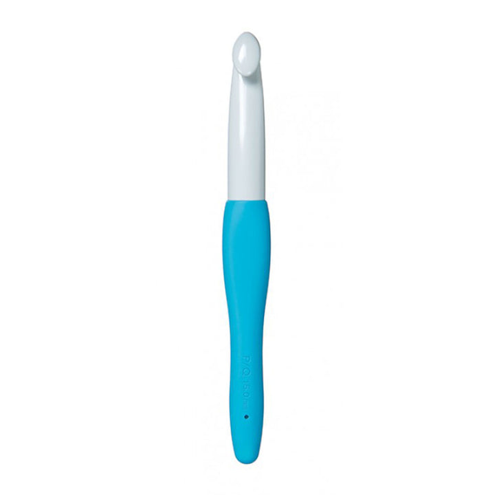 Clover Amour Crochet Hooks- Aluminum Needles - Size PQ (15mm) Blue - Extra Image