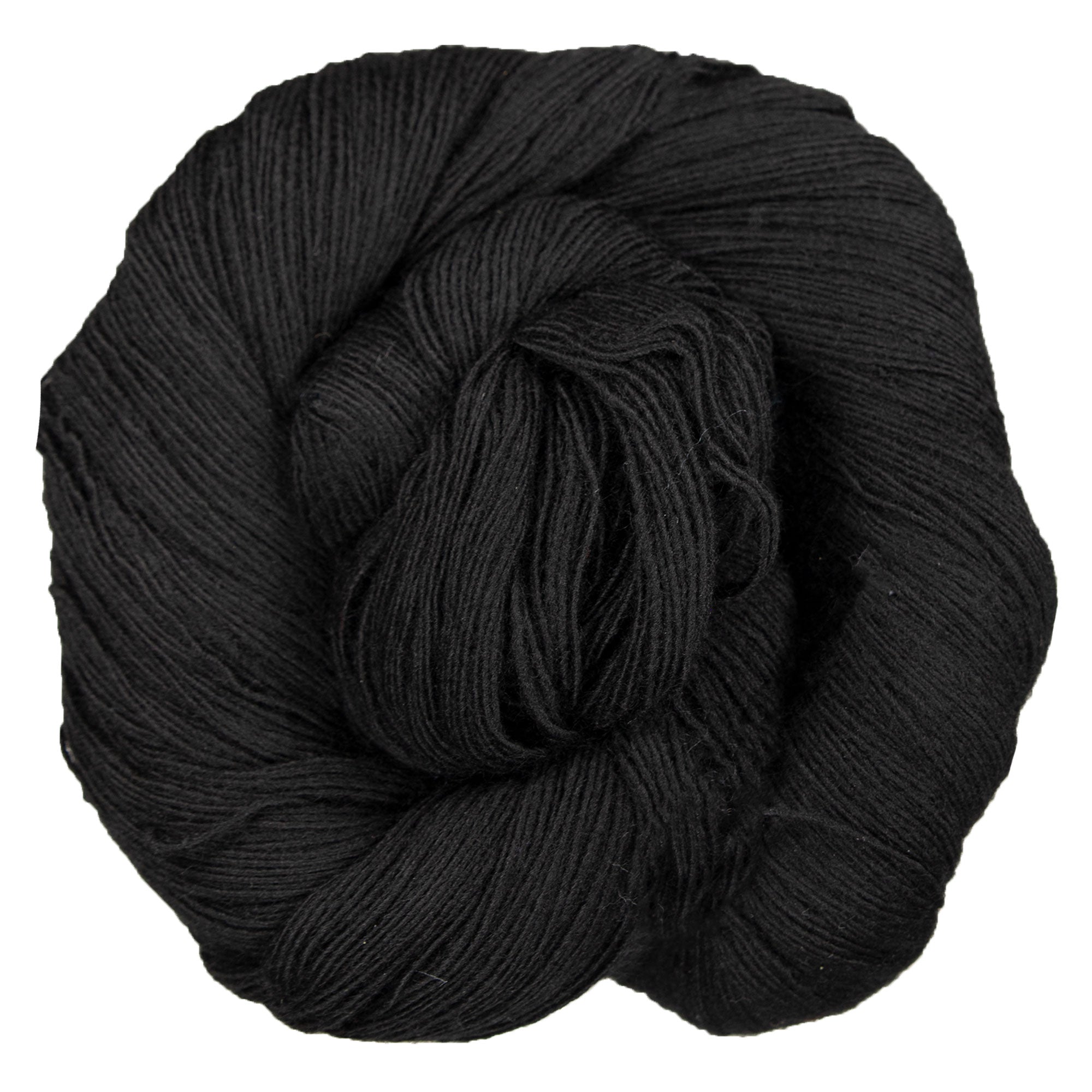 Malabrigo Lace Yarn - 195 Black - Zoom Image