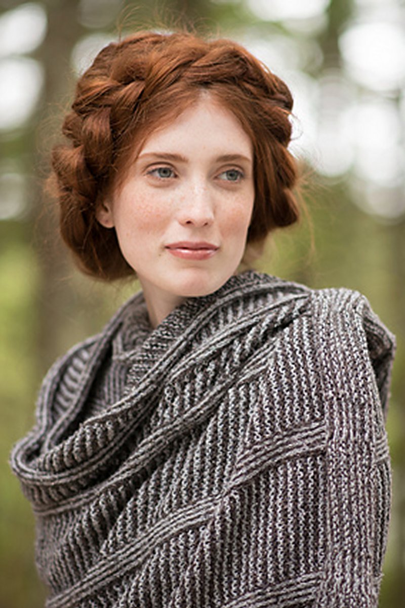 Berroco Remix Light Shutter Shade Stole Kit - Extra Image