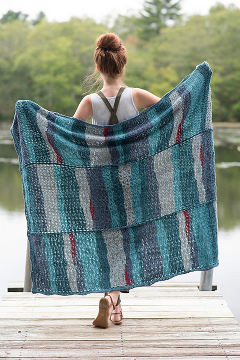 Berroco Remix Crochet Monet's Ocean Blanket Kit - Extra Image