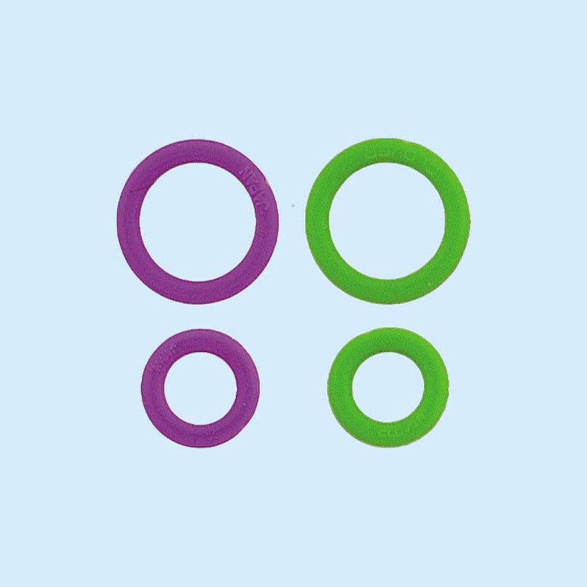 Clover Stitch Markers - Soft Stitch Ring Markers - Extra Image