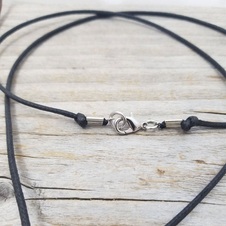 Katrinkles Knit Jewelry - Tiny Tool Pendant Necklace- Brown - Extra Image