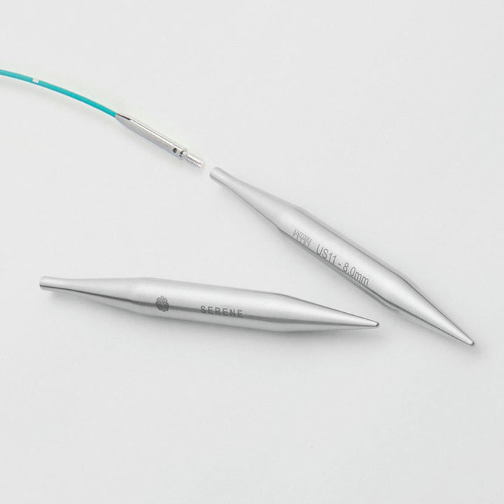 KnitPro Mindful Collection Interchangeable Lace Needle Tips - 4'' Tip - US 2.5 - Extra Image