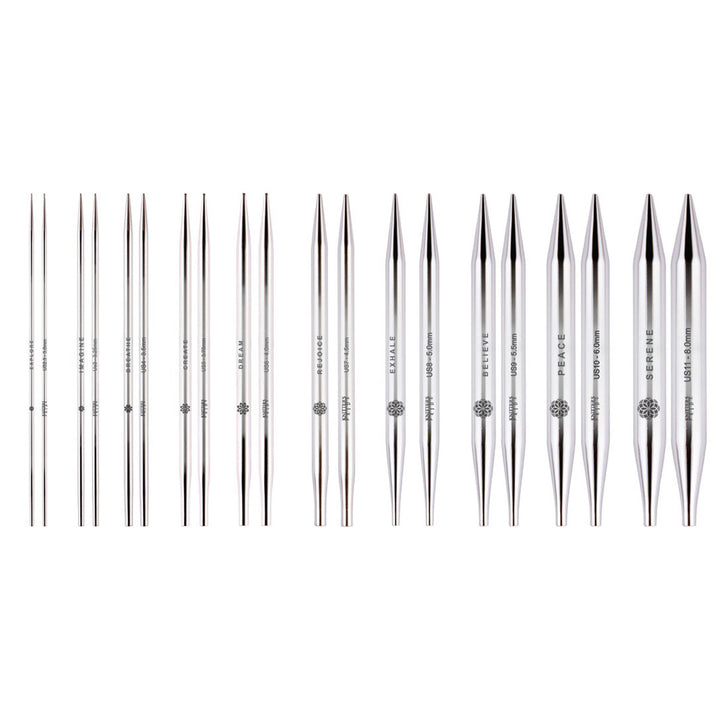 KnitPro Mindful Collection Interchangeable Lace Needle Tips - 4'' Tip - US 2.5 - Extra Image