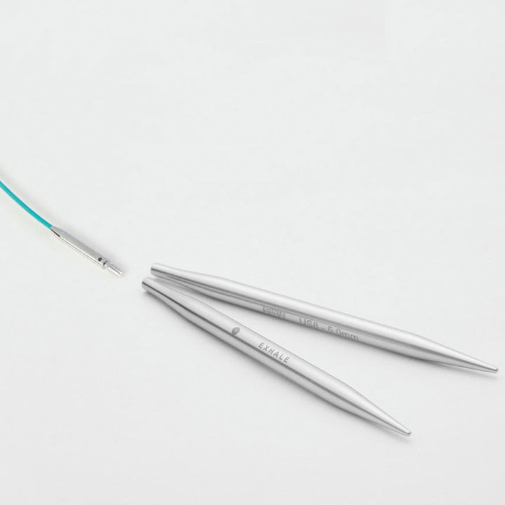 KnitPro Mindful Collection Interchangeable Lace Needle Tips - 4'' Tip - US 2.5 - Extra Image