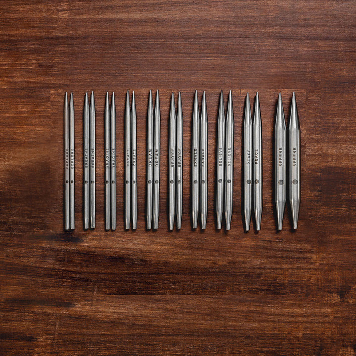 KnitPro Mindful Collection Interchangeable Lace Needle Tips - 4'' Tip - US 2.5 - Extra Image