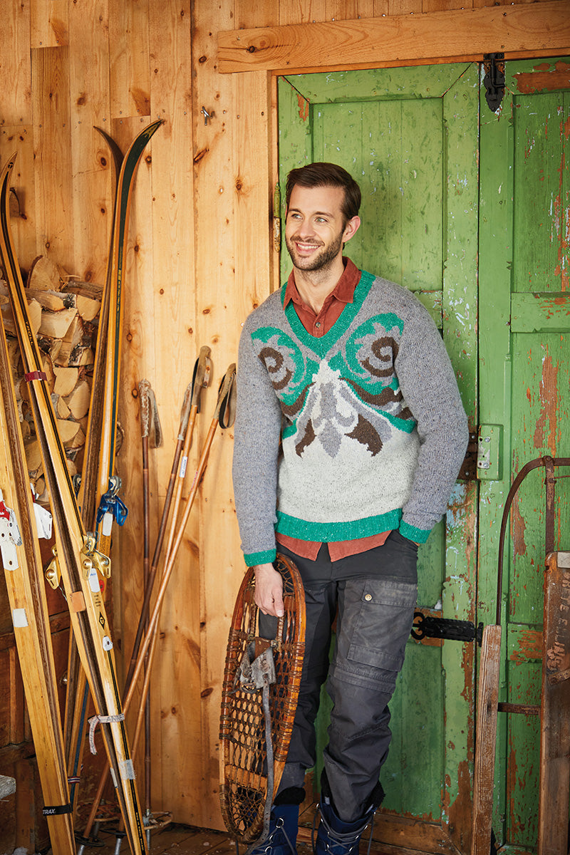 Rowan Arne and Carlos New Nordic PDF Patterns - Birk Sweater - PDF Download - Extra Image