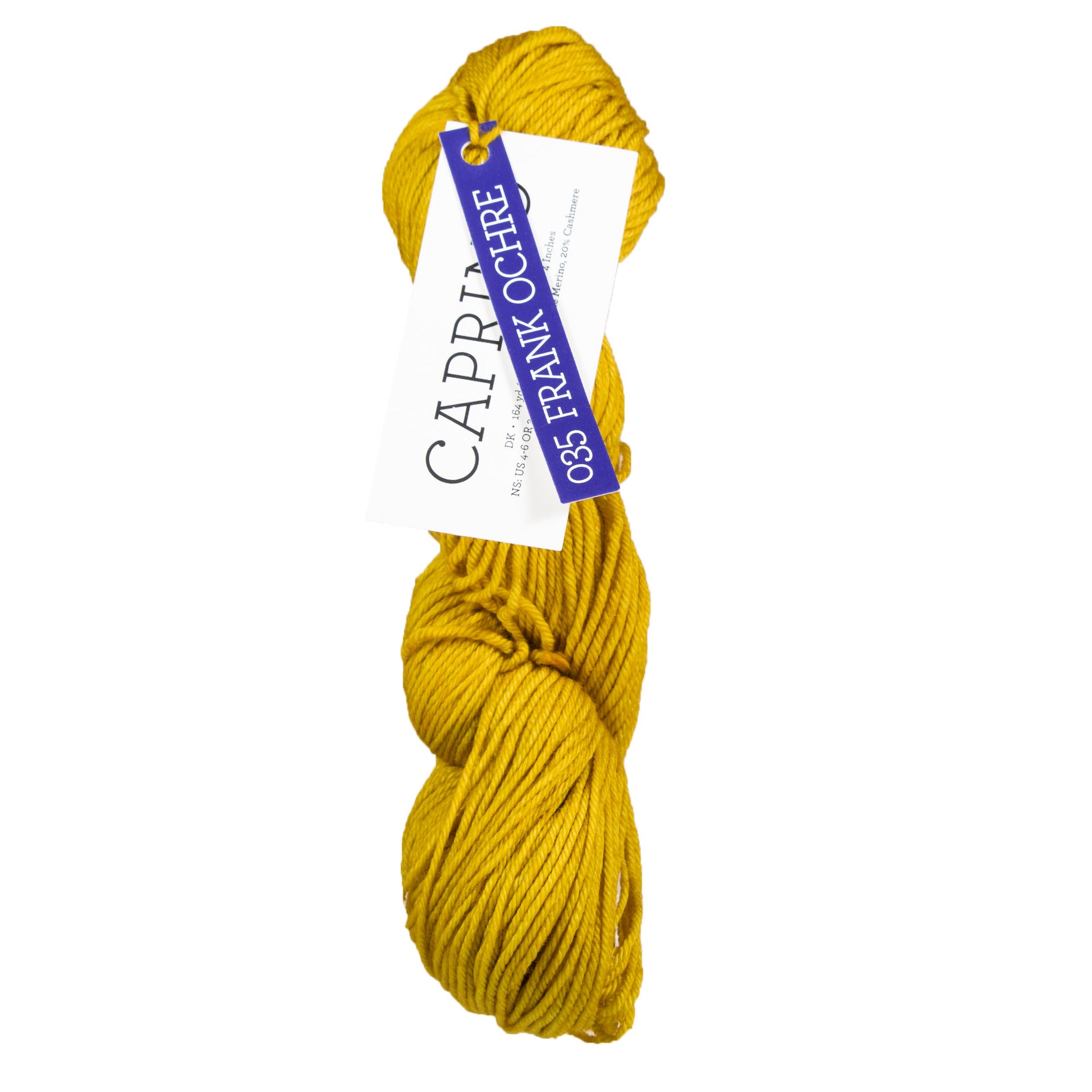 Malabrigo Caprino Yarn - 035 Frank Ochre - Zoom Image