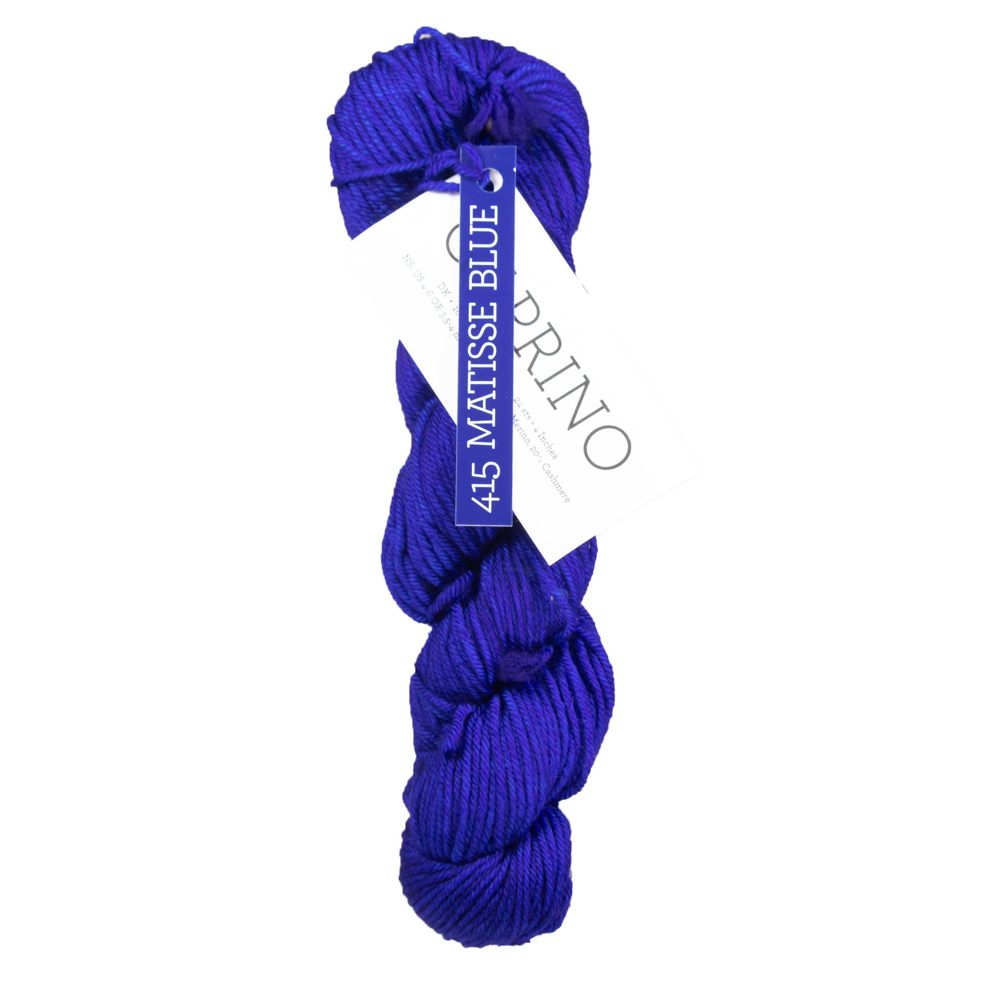 Malabrigo Caprino Yarn - 415 Mattise Blue - Zoom Image