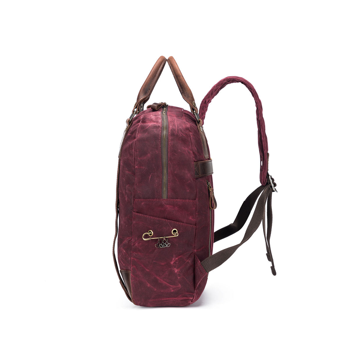della Q Maker's Canvas Backpack - Olive - Extra Image