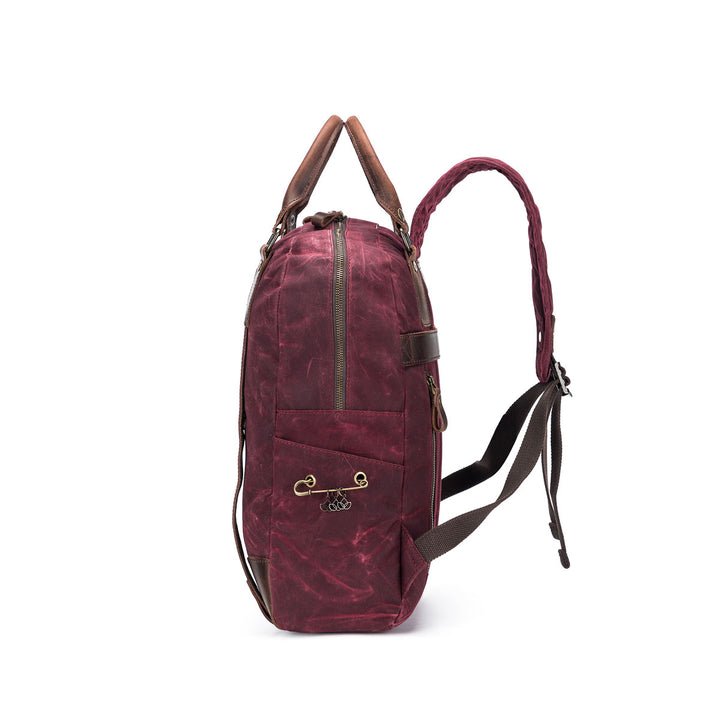 della Q Maker's Canvas Backpack - Olive - Extra Image