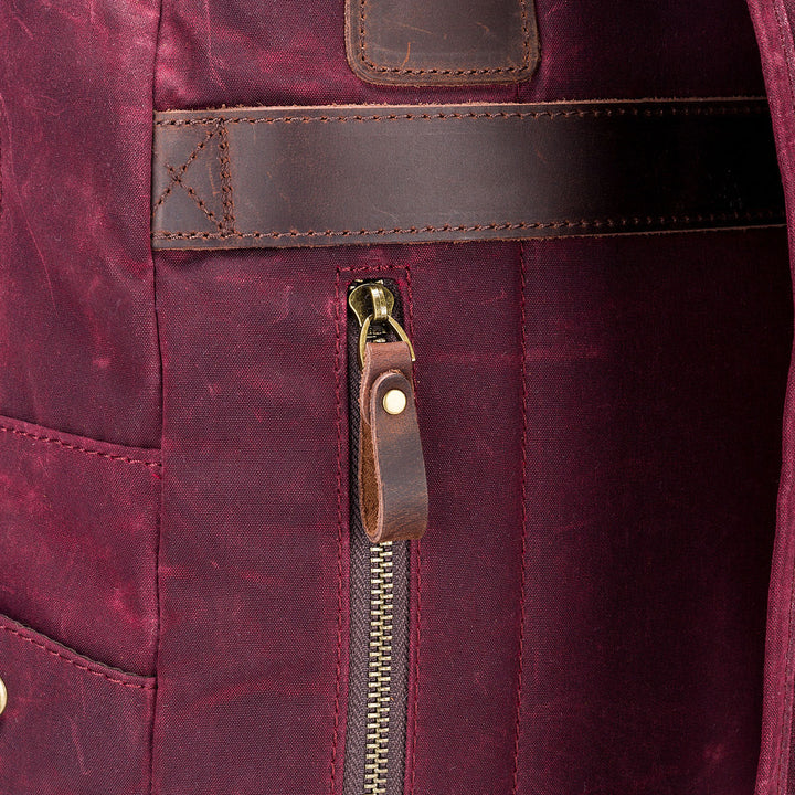 della Q Maker's Canvas Backpack - Olive - Extra Image