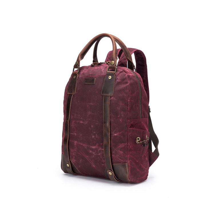 della Q Maker's Canvas Backpack - Olive - Extra Image