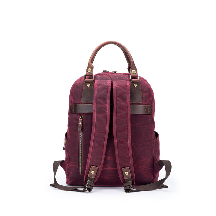 della Q Maker's Canvas Backpack - Olive - Extra Image
