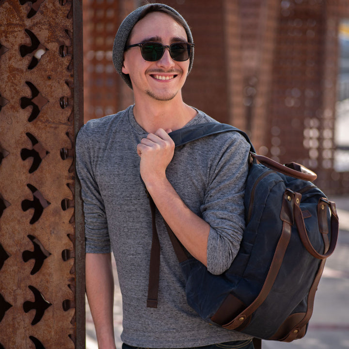 della Q Maker's Canvas Backpack - Olive - Extra Image