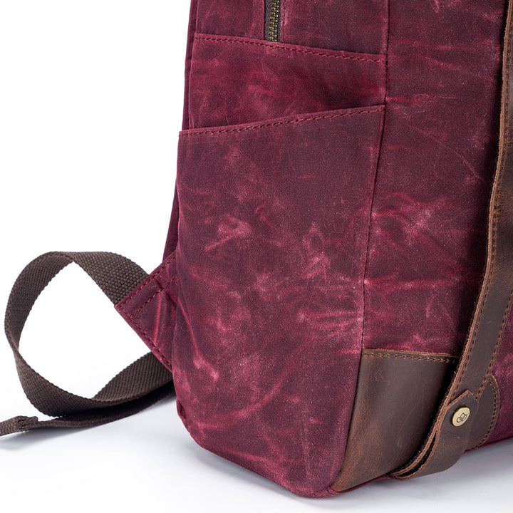 della Q Maker's Canvas Backpack - Olive - Extra Image